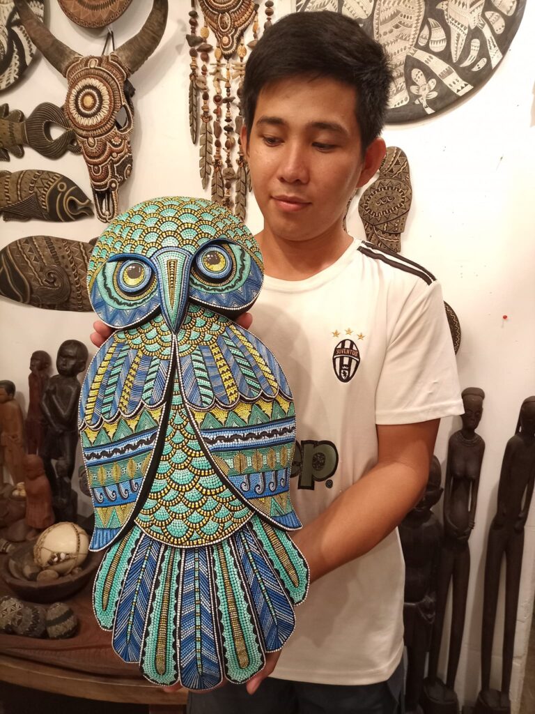 Asiano Arts and crafts owl 768x1024