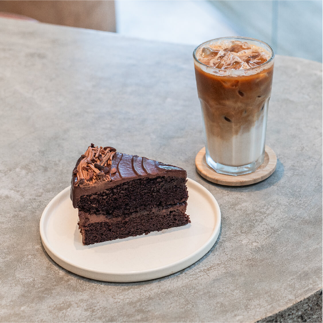 Grounded El Nido cake and coffee