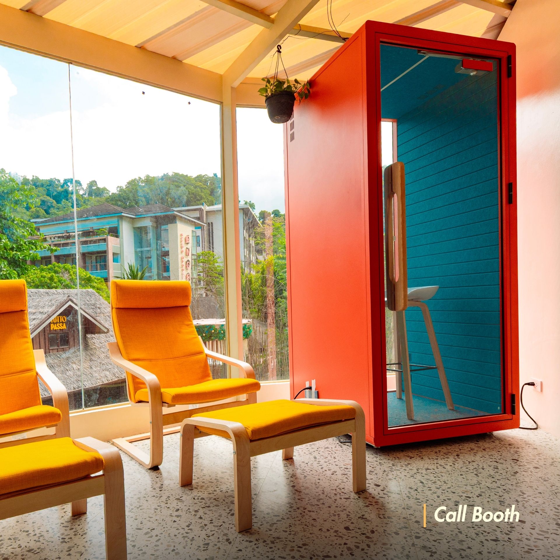 Neighbors and Nomads call booth